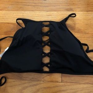 GARAGE HIGH NECK BIKINI TOP